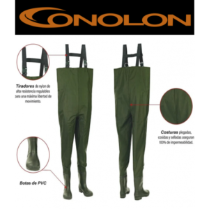 WADER CONOLON PVC COMPACTADO Forro Interno
