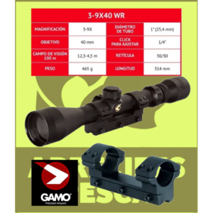 Mira Gamo 3.9X40 ANTIRECOIL