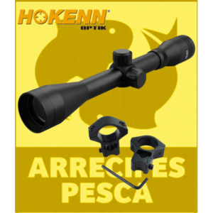 MIRA TELESCOPICA HOKENN 4X40 ANTIRREFLEJO CON ANILLAS W29