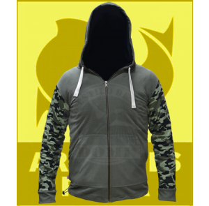 CAMPERA PALERMO COMBINADA CON CAPUCHA-DOMI