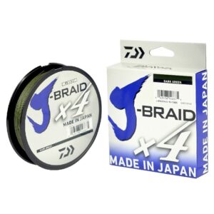Multifilamento Daiwa X4 JBraid 150/330 Yardas Medidas/Color