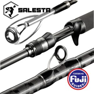 Caña SalestaPals 2Tramos - Carbono 40t - Pasahilos Fuji (Envio Gratis)