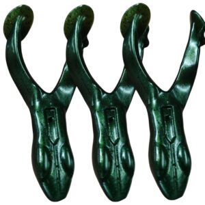 Rana de Silicona Salesta para Tarucha – Topwater Antienganche Color Verde Oscuro