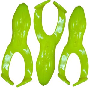 Rana de Silicona Salesta para Tarucha – Topwater Antienganche Color Amarilla