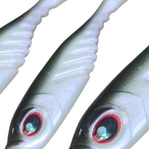 Minnow Salesta 105 mm Soft – Blanco/negro M – Nado super natural