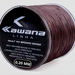 Multifilamento Bobina 500 metros Kawana X4 Marron