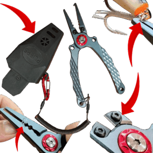 Pinza Salesta de Aluminio - Corta Todo - Estuche - Cable - Abre Anillas