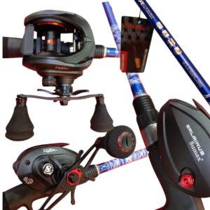 Combo Sumax Salminus 300 9000 con Caña Kenzaki 1.90 mts
