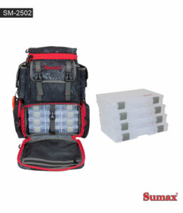 Mochila Sumax /4 Cajas Incluidas/Protector de Lluvia 2503