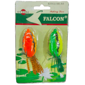 Señuelo Rana Ottoni Pack Doble Antienganche 02198