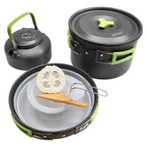 Marmita Spinit 4 Personas 15 Piezas Camping Pesca Cocina