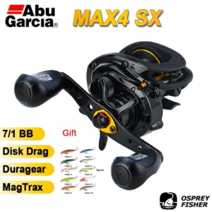 Reel Abu Garcia Max4 sx Izquierdo 8 Rodamientos