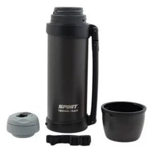 Termo Spinit Termal Plus 1,2l Acero 24h Frio Calor Negro