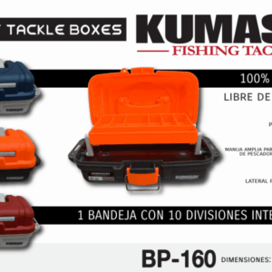 Caja KUMASAY BP-160 1 Bandeja Color Rojo