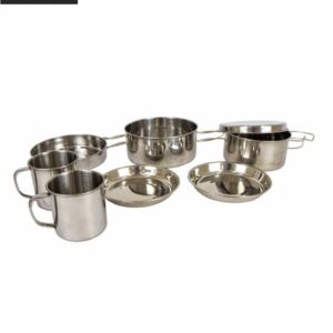 Marmita Salesta 2 Pers 8 Piezas Ollas Sarten Platos Jarros