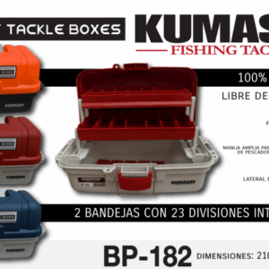 Caja KUMASAY BP-182 2 Bandeja Color Naranja