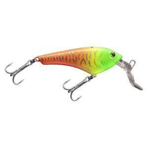SEÑUELO NG MOJARRA 90 P/Q C6 VERDE COLA NARANJA